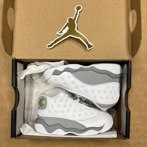 JORDAN RETRO 13 “WOLF GREY” Toddler Size 6c